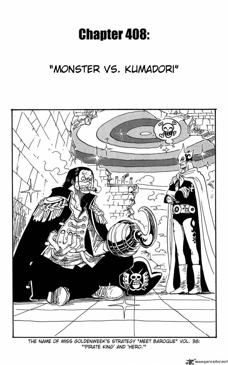 One Piece, Chapter 408 image 001