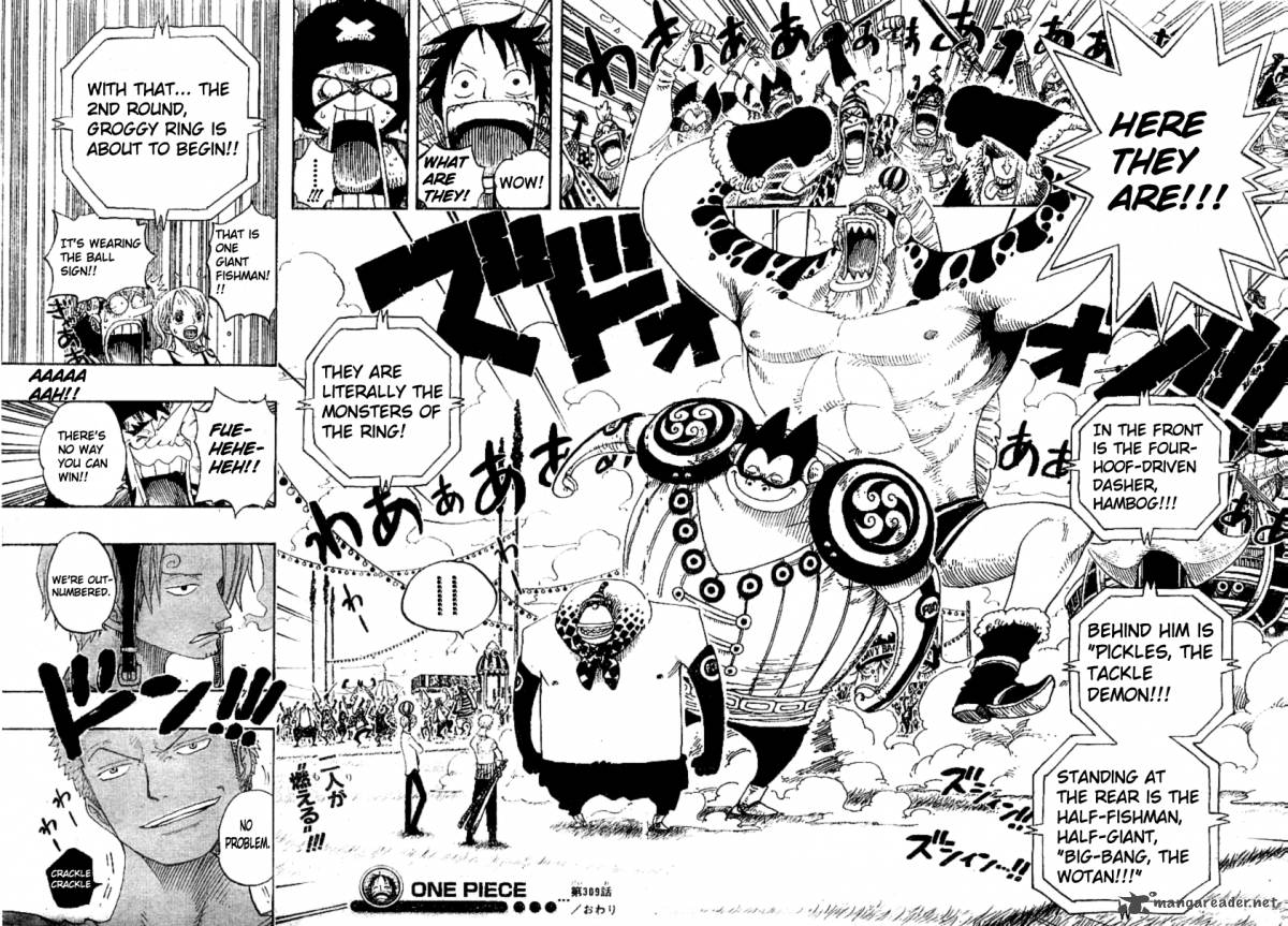 One Piece, Chapter 309 image 017