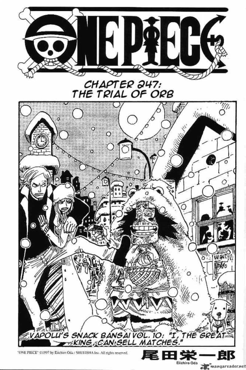 One Piece, Chapter 247 image 001