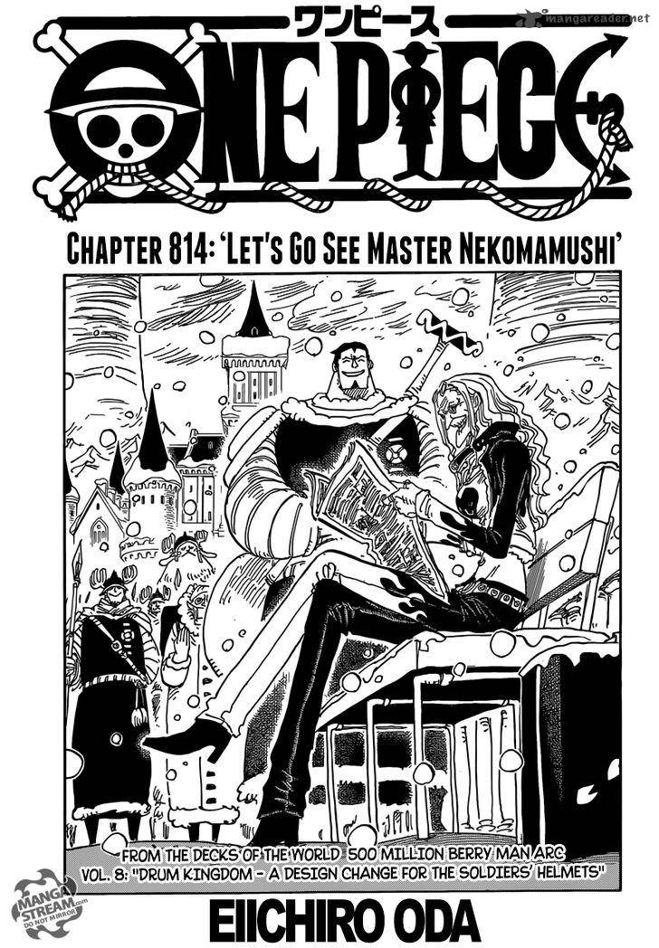 One Piece, Chapter 814 image 001