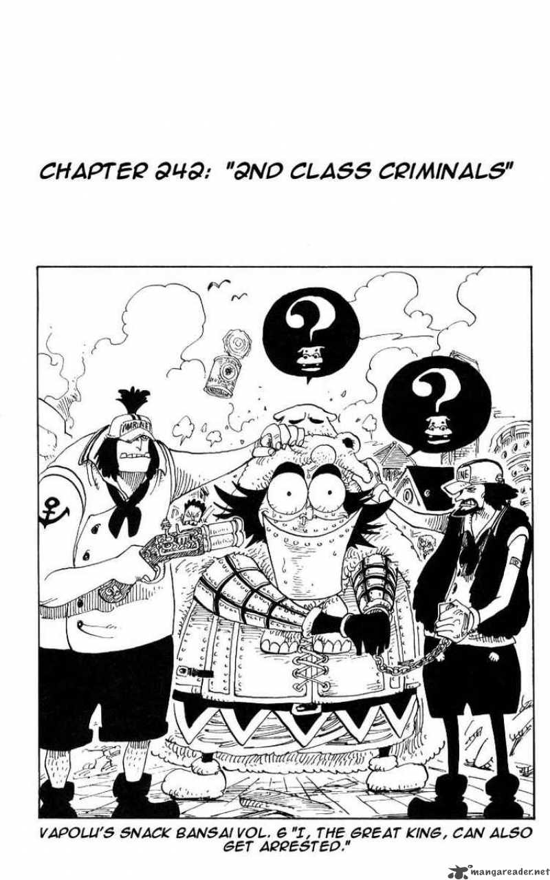 One Piece, Chapter 242 image 001