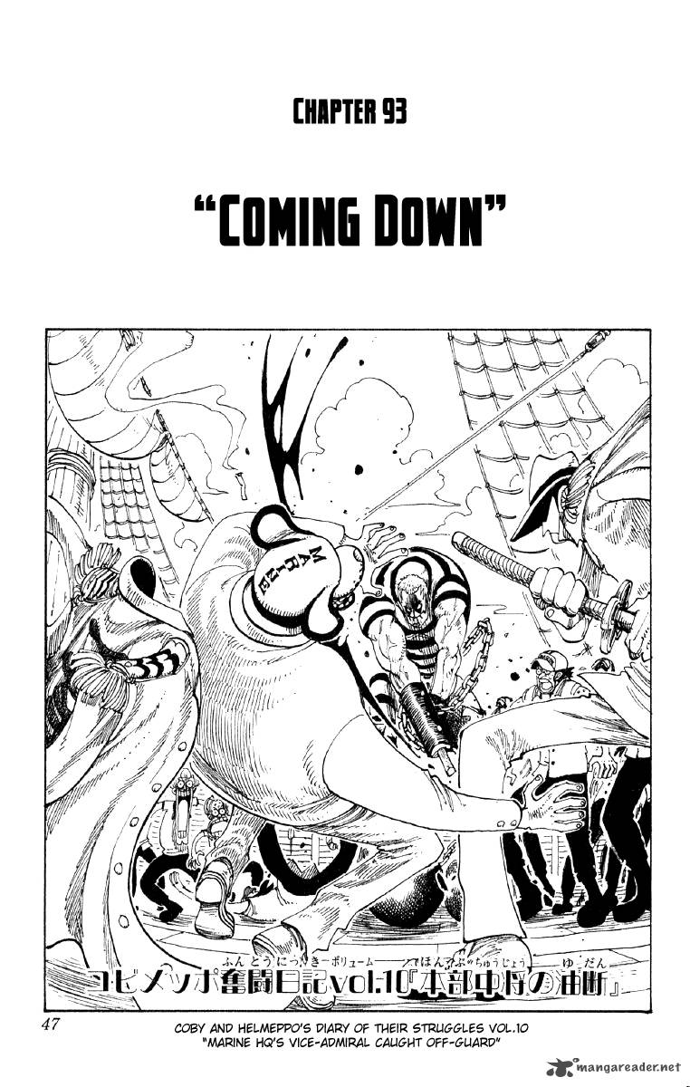 One Piece, Chapter 93 image 001