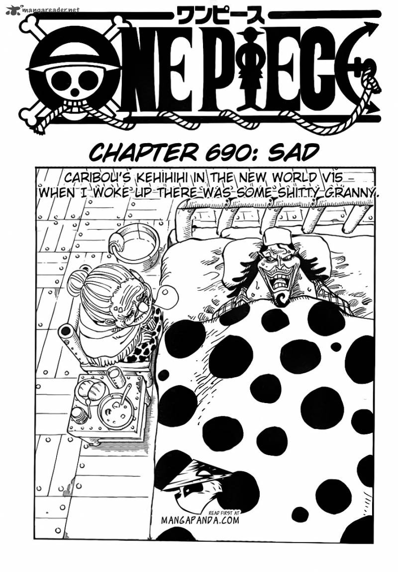 One Piece, Chapter 690 image 003