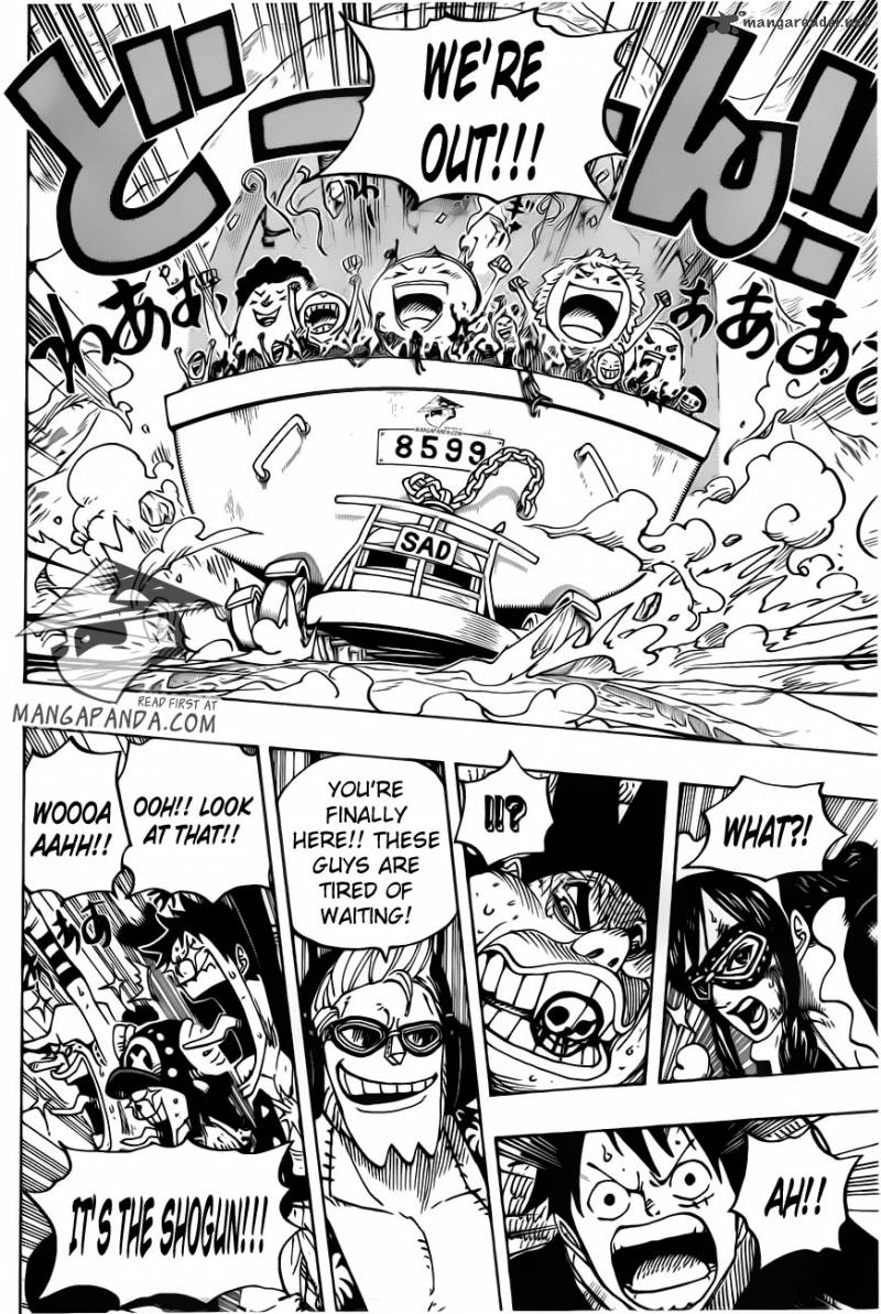 One Piece, Chapter 695 image 009