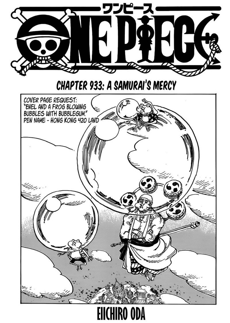 One Piece, Chapter 933 image 001