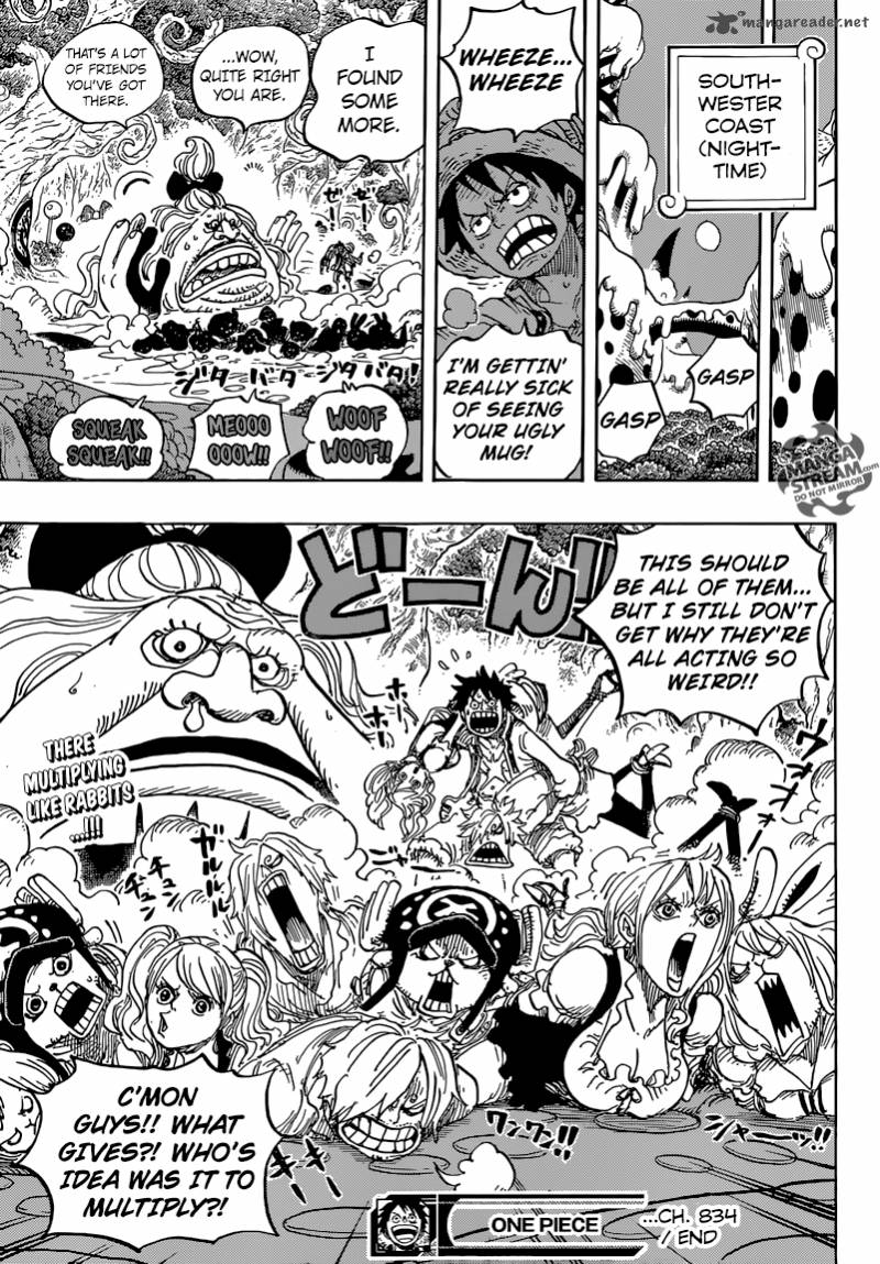 One Piece, Chapter 834 image 019