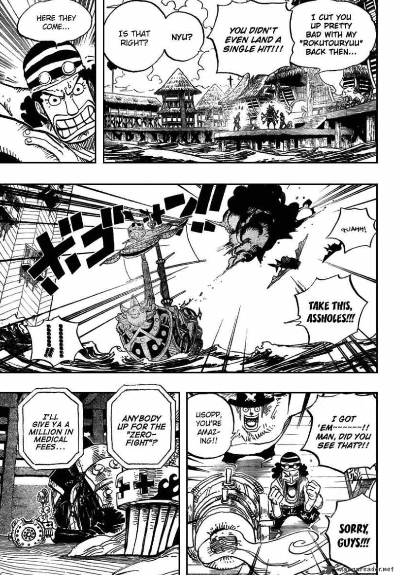 One Piece, Chapter 493 image 011