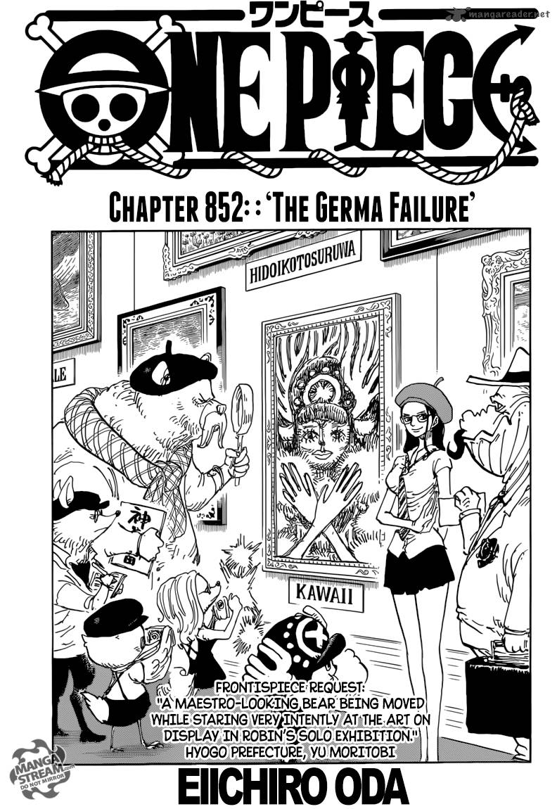 One Piece, Chapter 852 image 001