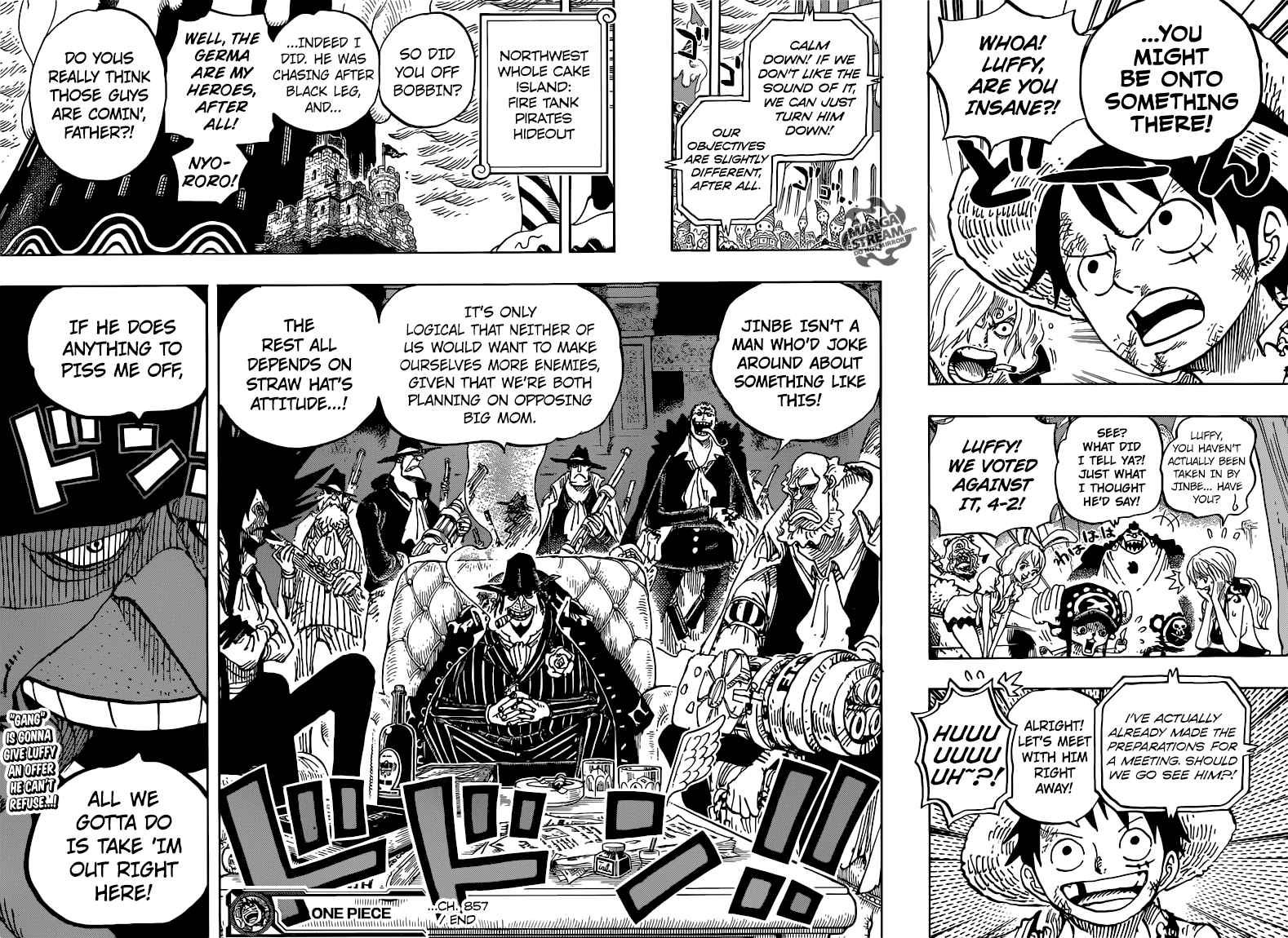One Piece, Chapter 857 image 016