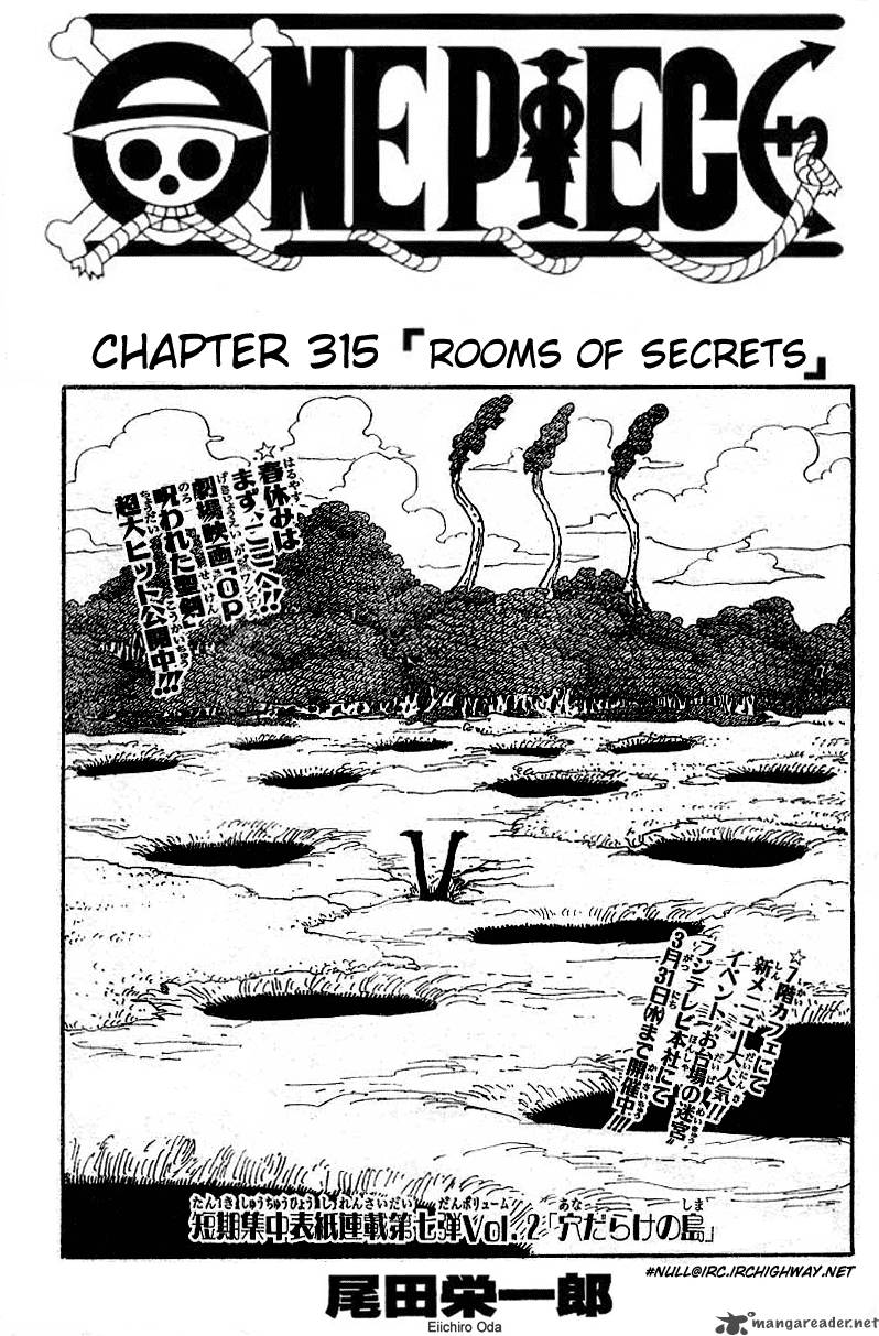 One Piece, Chapter 315 image 001