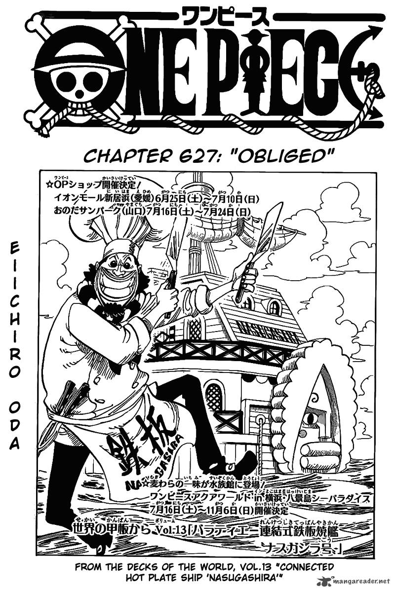 One Piece, Chapter 627 image 001