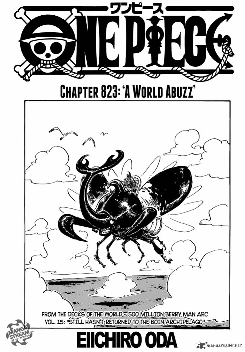 One Piece, Chapter 823 image 001