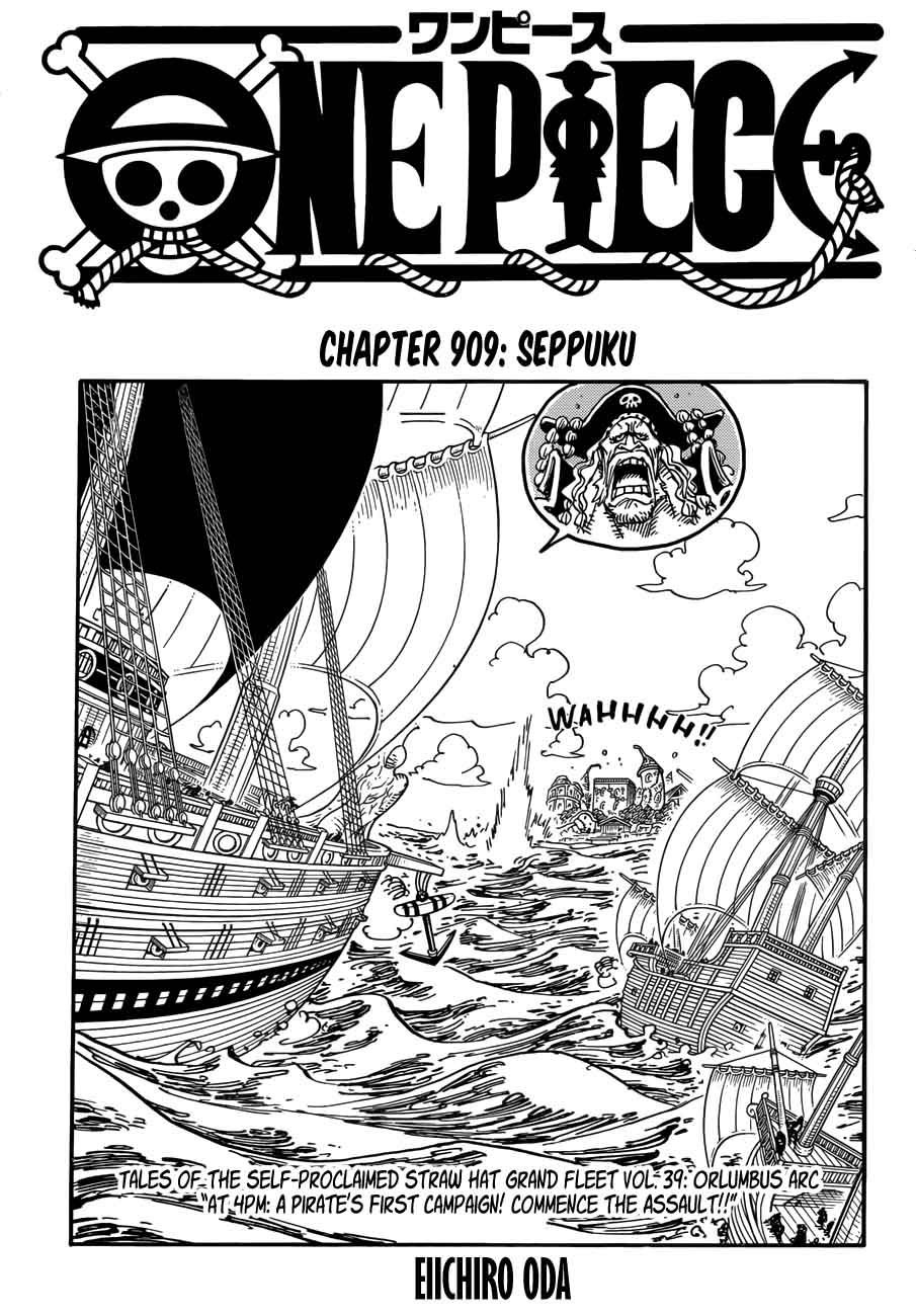 One Piece, Chapter 909 image 001