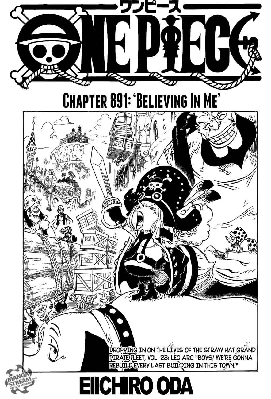 One Piece, Chapter 891 image 001