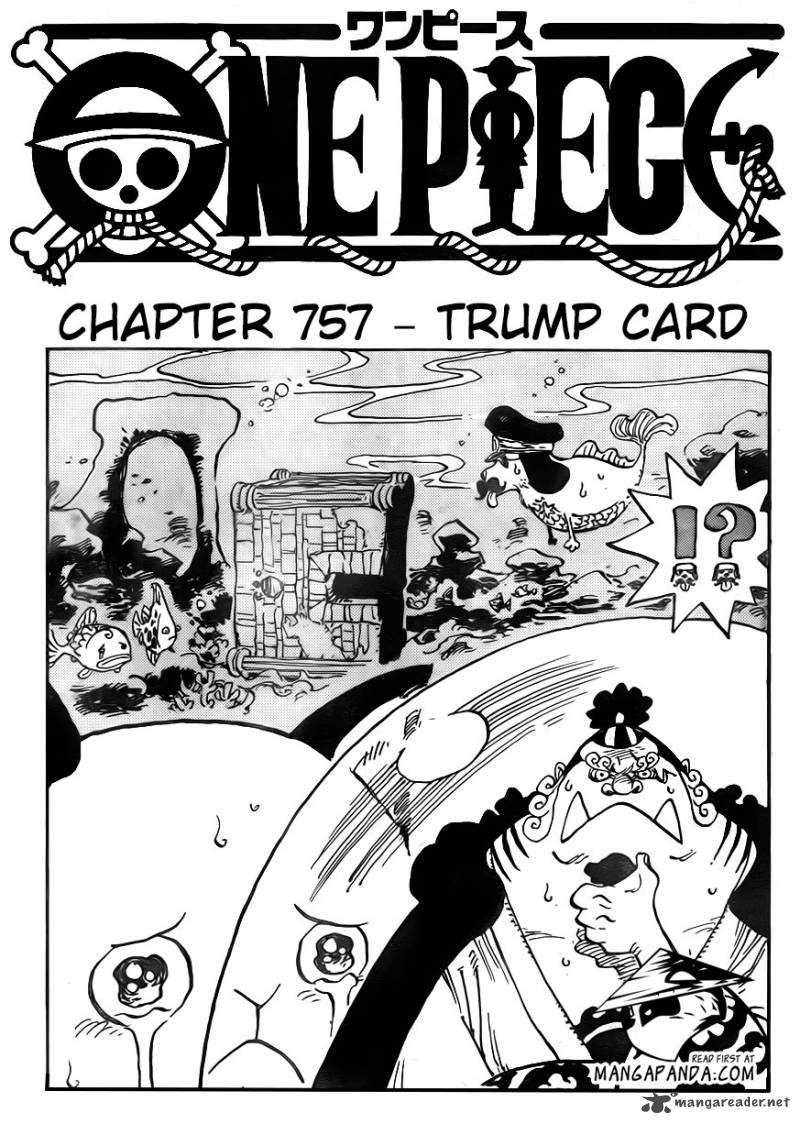One Piece, Chapter 757 image 001