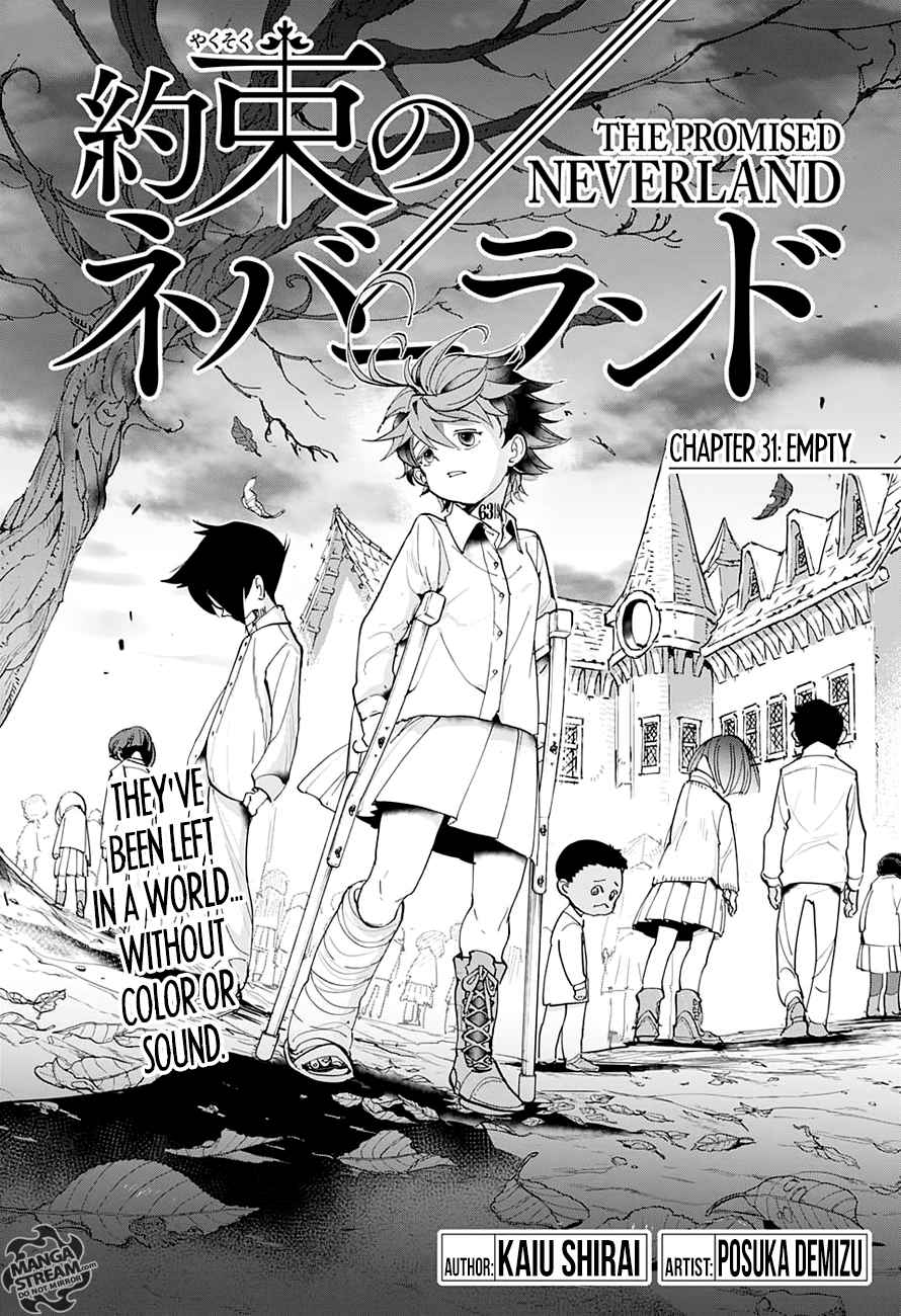 The Promised Neverland Chapter 31 Empty The Promised Neverland Manga Online