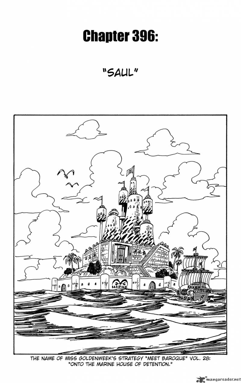 One Piece, Chapter 396 image 001