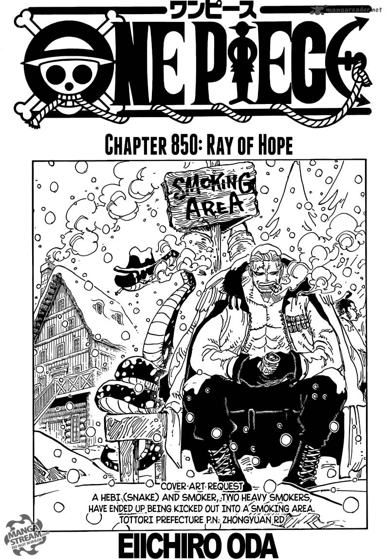 One Piece, Chapter 850 image 002