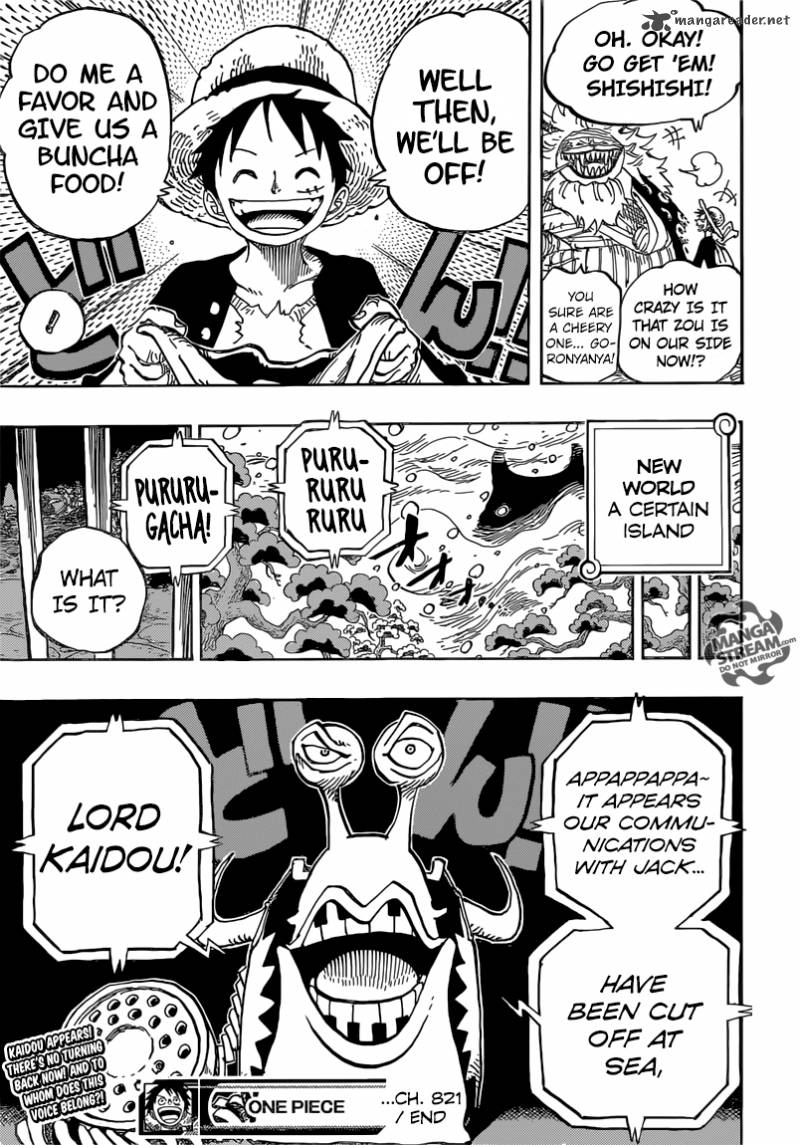 One Piece, Chapter 821 image 020