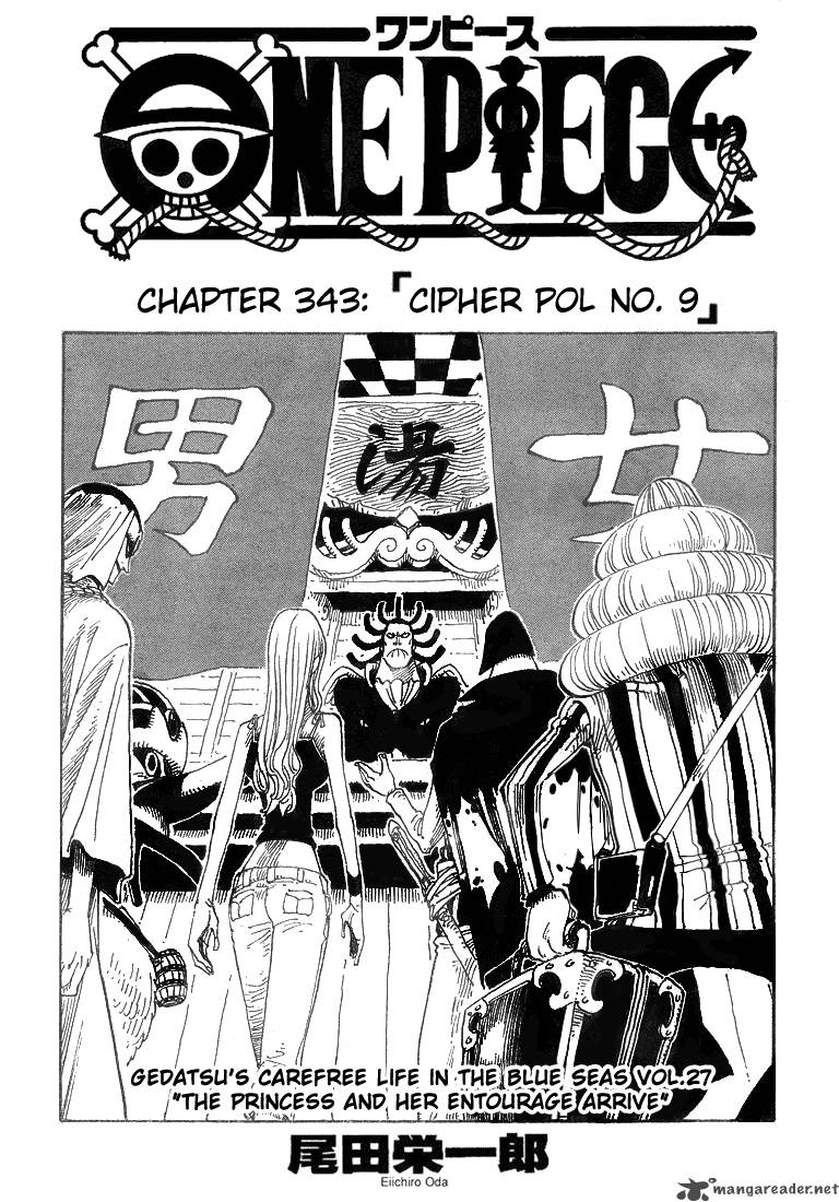 One Piece, Chapter 343 image 001