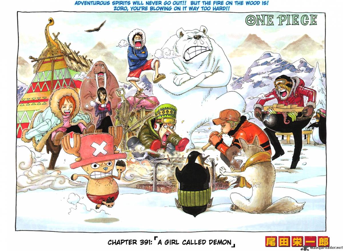 One Piece, Chapter 391 image 001